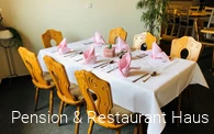 Gastraum - © Pension & Restaurant Haus zum Nöckel