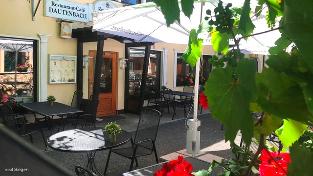 Der Biergarten des Café Dautenbach